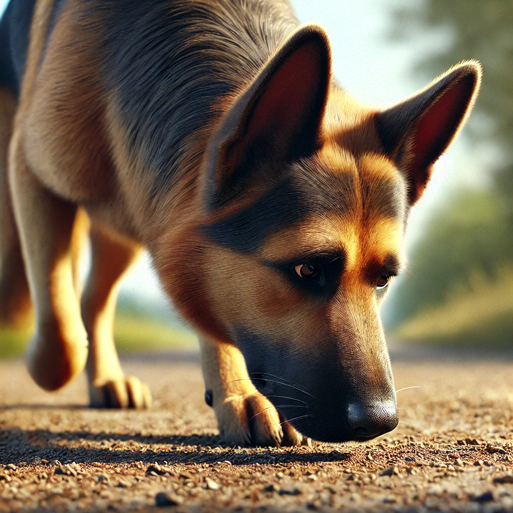Dogs have an amazing sense of smell, perfect for detecting scents and tracking. Dog Sniffing